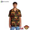 Black Flower Tiger Vintage Hawaiian Shirts