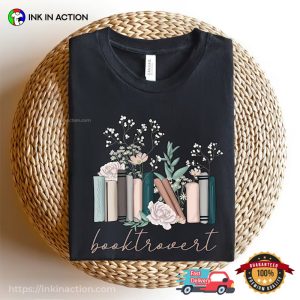 Booktrovert Bookish T Shirt gift ideas for book lovers 2 Ink In Action