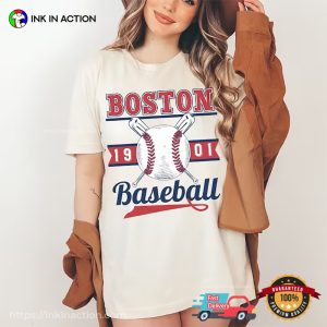 Boston 1901 red sox baseball Shirt 1 Ink In Action
