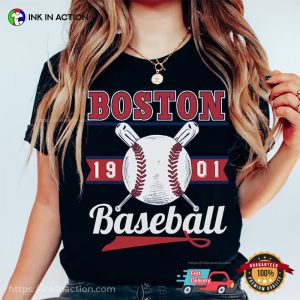 Boston 1901 red sox baseball Shirt 2 Ink In Action 1