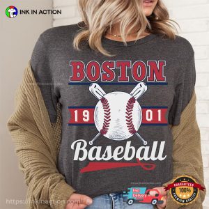 Boston 1901 red sox baseball Shirt 3 Ink In Action
