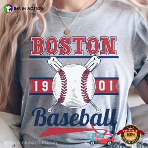 Boston 1901 red sox baseball Shirt 4 Ink In Action 1