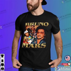 Bruno Mars Vintage 90s Graphic T shirt 2 Ink In Action
