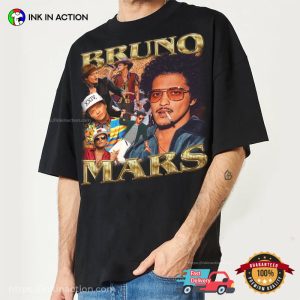 Bruno Mars Vintage 90s Graphic T shirt 4 Ink In Action