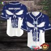 Bud Light Punisher Skull Baseball Jersey