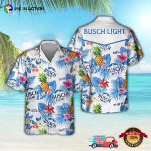 Busch Light Sea Beach Island Day Hawaiian Shirt