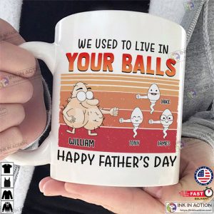 Custom Happy Father’s Day Mug, Personalized Gifts For Dad