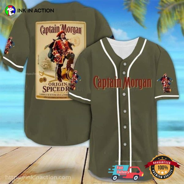 Captain Morgan Original Spiced Brand Baseball Jersey