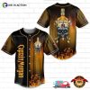 Captain Morgan Skull And Rum On Fire Baseball Jersey