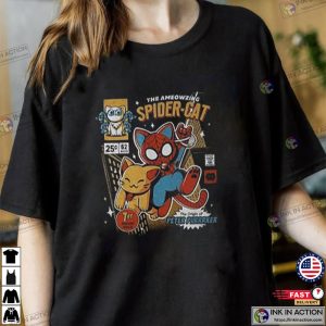 Cat Ver Spider Man Across the Spider Verse Shirt Spider Cat Funny 1 Ink In Action