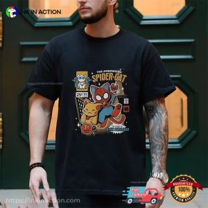 Cat Ver Spider Man Across the Spider Verse Shirt Spider Cat Funny 3 Ink In Action