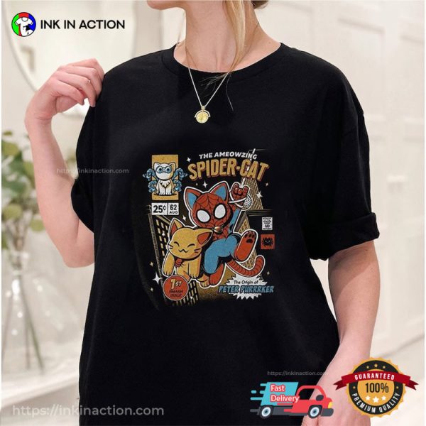 Cat Ver Spider-Man Across The Spider-Verse Shirt Spider Cat Funny