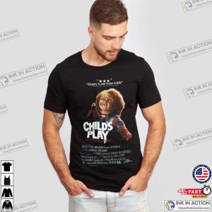 Childs Play Chucky halloween horror T Shirt 2 Ink In Action