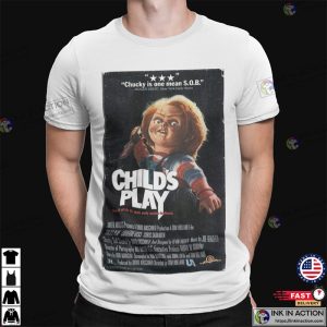 Childs Play Chucky halloween horror T Shirt 4 Ink In Action