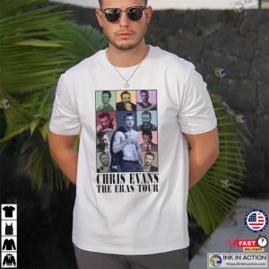 Chris Evans The Eras Tour actor chris evans T shirt 3 Ink In Action