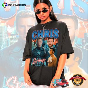 Chris Evans Vintage Shirt, Chris Evans Gray Man