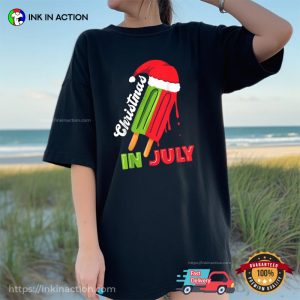 Christmas In July watermelon ices T Shirt 2