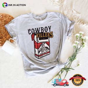Cigarette Howdy Skeleton cowboy killers shirt 2 Ink In Action