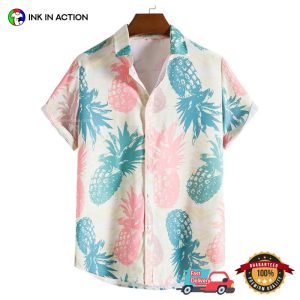 Colorful Pineapple Hawaiian Shirt