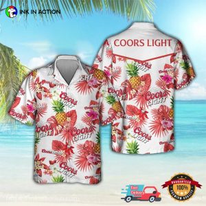 Coors Light Sea Beach Island Hawaiian Shirt