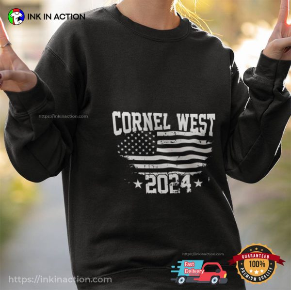 Cornel West 2024 American Flag Shirt