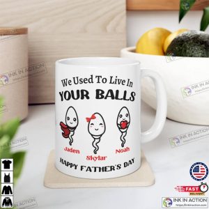 Custom Sperm Mug Funny Dad Gifts