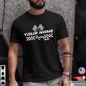 Custom Your Name And Number Racing Shirt