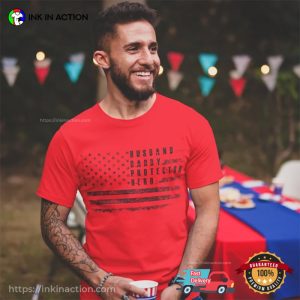 Dad USA Flag Patriotic Shirt Fathers Day Gift 1 Ink In Action