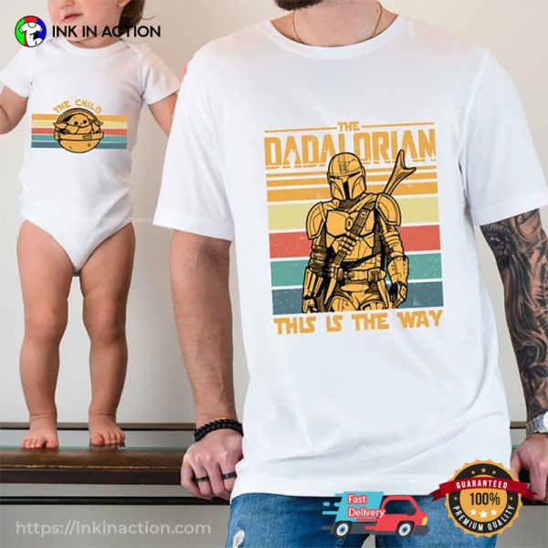 Dadalorian And The Child Matching Shirt Happy Father’s Day