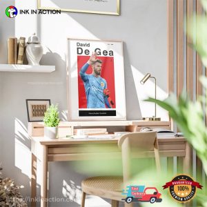 David De Gea Manchester United wall print art Poster 2 Ink In Action
