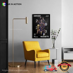 Denver Nuggets 2023 NBA Champions Poster 2