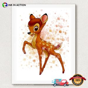 Disney Bambi Bambi Birthday Party Colorful Wall Art Poster