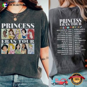 Disney Princess Eras Tour Vintage Shirt 3 Ink In Action