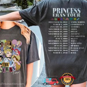 Disney Princess Eras Tour Swifties Shirt