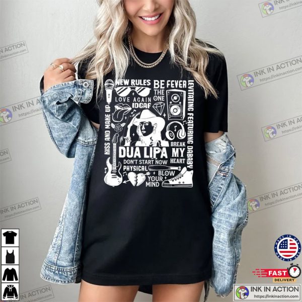 Dua Lipa Inspired Music Lover, Dua Lipa Concert T-shirt