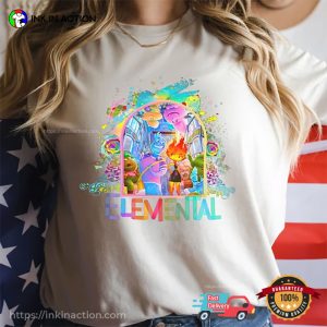 Elemental Cartoon 2023 Disney Shirt 5