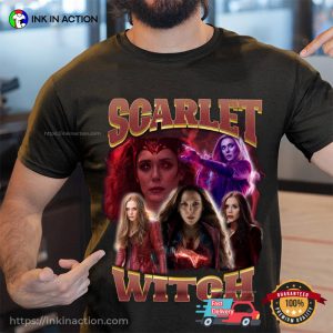 Elizabeth Olsen Marvel Scarlet Witch MCU Shirt