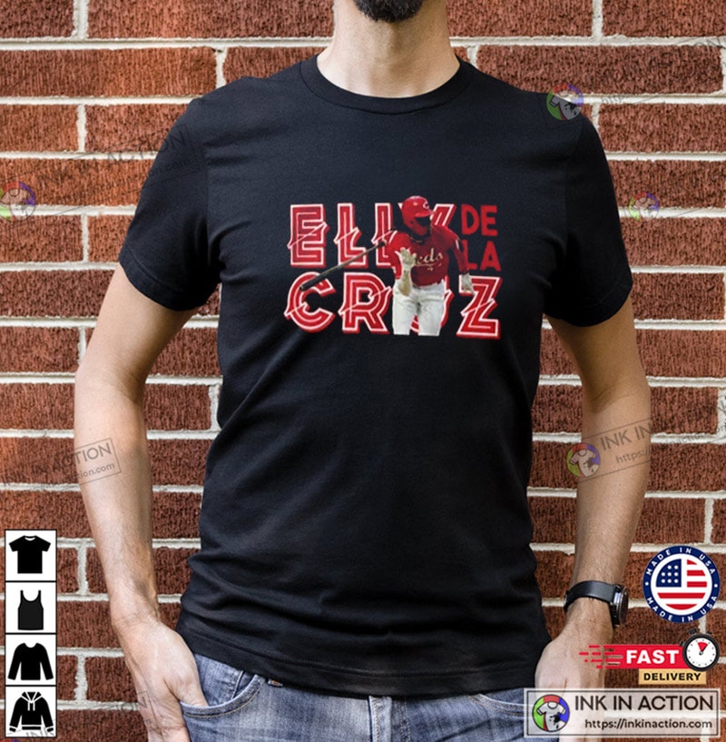 Elly De La Cruz Tee, Cincinnati Reds Baseball Shirt