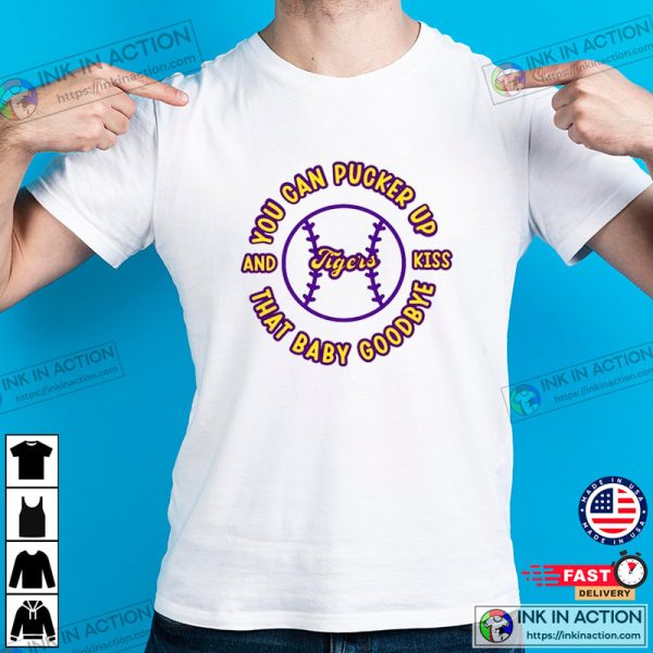 Funny Louisiana State University Tiger Baseball Shirt