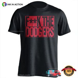 FK THE DODGERS Graphic Unisex Shirt 2 Ink In Action