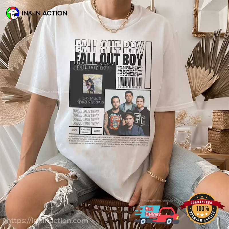 Fall out boy so much for Stardust Anime shirt, hoodie, sweater, long sleeve  and tank top