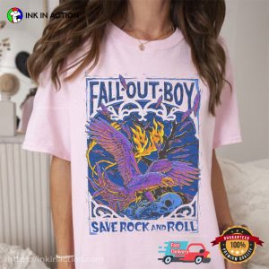 Fall Out Boy Summer Tour Vintage Shirt Save Rock And Roll 1 Ink In Action