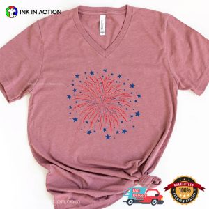 Firework USA fourth of july celebration Independence Day Shirt 3 Ink In Action