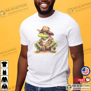 Frog Lover Cowboy Frog T-shirt