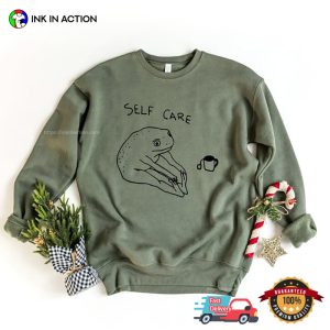 Funny Frog Self Care Shirt 1