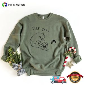 Funny Frog Self Care Shirt frog quote 1 Ink In Action