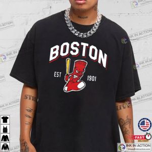 Funny Mascot Est 1901 Boston red sox baseball Shirt 1 Ink In Action