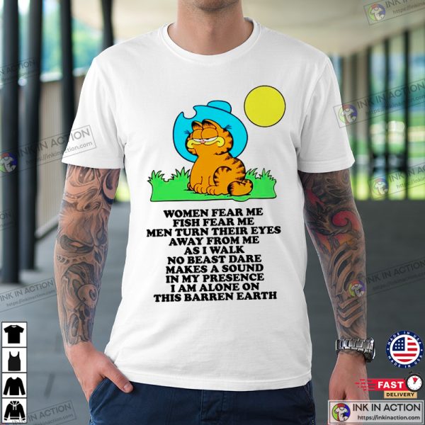 Garfield Cowboy Fear Me Shirt