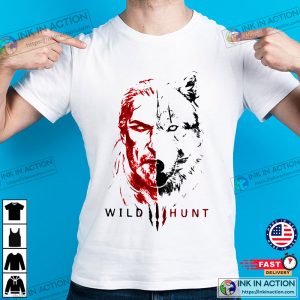 Geralt The Witcher Wild Hunt Henry Cavill Shirt 1 Ink In Action