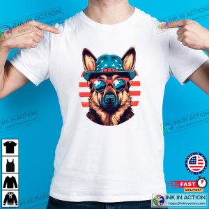 German Shepherd Dog us independence day Shirt 2 Ink In Action Ink In Action